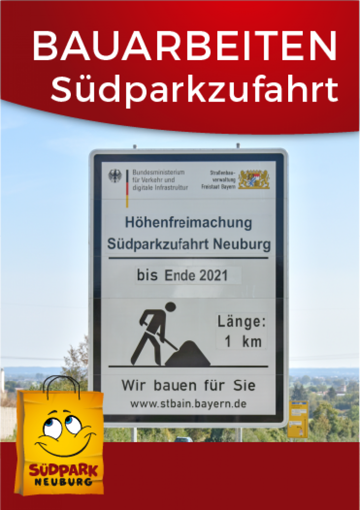 Bauarbeiten Südparkzufahrt