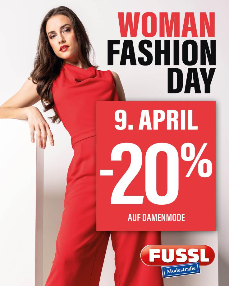 Woman Fashion Day mit 20 % auf die aktuelle Damenkollektion