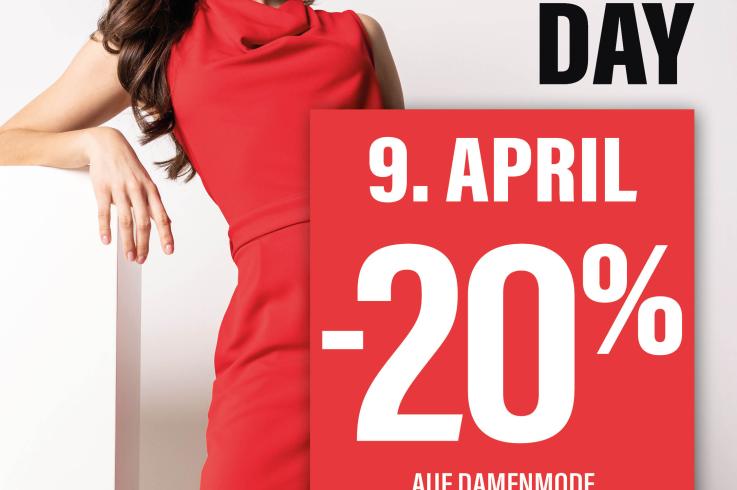 Woman Fashion Day mit 20 % auf die aktuelle Damenkollektion